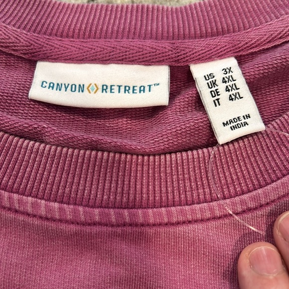 Canyon Retreat size 3X NWT with fringe on front and sleeves - Picture 5 of 8